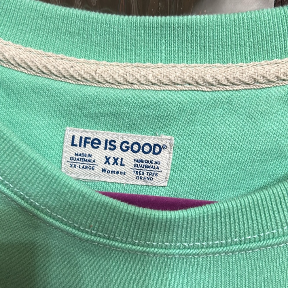 Life Is Good Green Dr. Seuss Sweatshirt - Picture 2 of 5